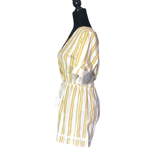 Lost in Lunar Pina Colada Romper Yellow Stripe - Picture 4 of 11